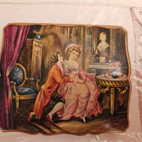 Vintage Courting Compact - Picture 1 of 13
